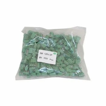 Pcb Connectors 126 3 Pins Model 126 Pin Count 3 Color Green Colour Green Material Aluminium Size/Dimension Size Number of Pins 3 - Electrik Kart LLP - India
