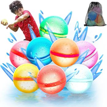 Magnetic Reusable Water Balloons Fast Refillable for Kids Outdoor Activities, Latex-Free Kids Pool Beach Bath Toys - Market Union Co. Ltd. - China