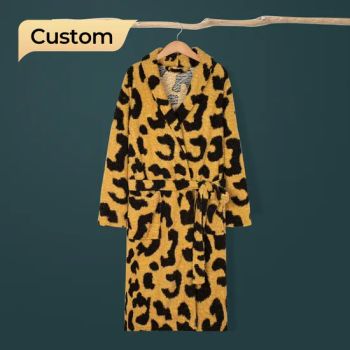 Factory Direct Designer Leopard Print Luxury Bathrobes - Nantong Longdu Home Textile Co., Ltd. - China