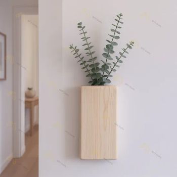 Wood Wall Planters Pocket Wood Wall Planter for Dried Flowers Wooden Hanging Planter Vase, Wooden Pocket Vase - Shenzhen Mei Yuan Ya Industry Co., Ltd - China