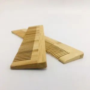 Hot Sale Small Bamboo Mustaches Comb Men Beard Pocket Comb - Yangzhou Muhe Trading Co., Ltd. - China