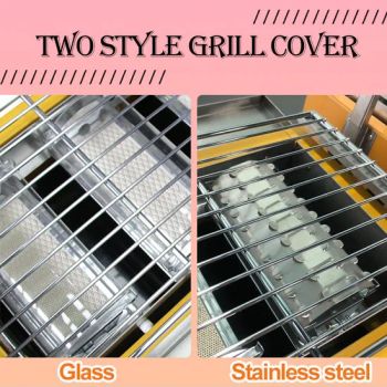 Portable Plancha Infrared Burnes Smoker Gas Barbecue Rotisserie BBQ Grills - Global Custom Solutions Co.,Ltd - China