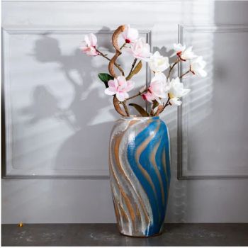Floor Vase Modern Design Painted Large Ceramic Floor Tall Flower Vases - Skylark Network Co., Ltd. - China