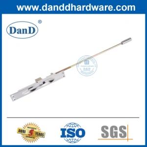 Brass Concealed Extension Rod Flush Door Bolt for Metal Doors - D&D HARDWARE INDUSTRIAL CO., LIMITED - China