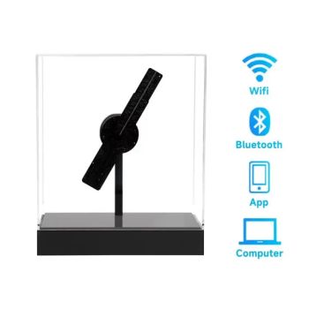 Naked Eye 3D Holographic Projection Transparent Fan Screen 20cm - Zhongshan Bluestar Photoelectric Technology Co., Ltd. - China