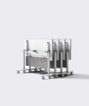 Modern Minimalist Portable Space Saving Versatile Folding Wooden Conference Training Tables for Event and Meeting Spaces - Guangzhou yafon furniture manufacturing co.LTD - China