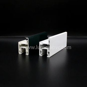 Plastic 80mm Sliding UV Protection UPVC Window Profiles UPVC Sliding Windows - Jinan Lumei Construction Material Co., Ltd. - China
