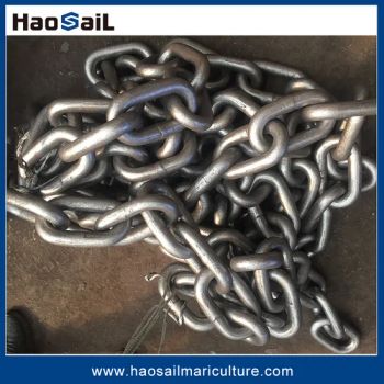 Hot-DIP Galvanizing Australian Standard Long Link Marine and Mooring Chain - Qingdao Haosail Machinery Co., Ltd - China