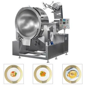 Restaurant Commercial Automatic Multi Function Planetary Tilting Curry Chili Bean Paste Mixing Making Electric Gas Steam Mustard Sauce Cooking Wok - Shandong Longze Machinery Co., Ltd. - China