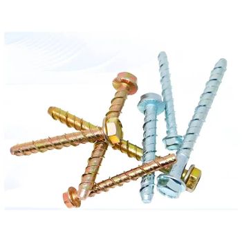 Heavy-Duty Yellow Zinc Concrete Self-Tapping Screws for Cement - Hebei Lingke Metal Products Co., Ltd - China