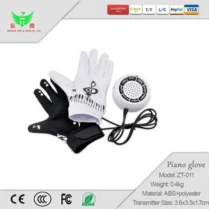 Electronic Piano Gloves Music Gloves Children Toy Scale Medium Trademark ZT Origin China Age ＞ 8 Years Model NO. ZT-011 Style Funny - Dongguan Zhenteng Toys & Gifts Co., Ltd. - China
