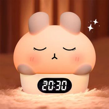 Timer Desk Lamp Dimmable Baby Nursery Alarm Clock Table Lamps Silicone - Xiamen JieMiGao Import and Export Trading Co., Ltd - China