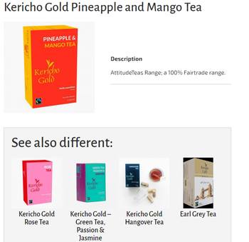 Kericho Gold Pineapple & Mango Tea - Allthatnet - South Korea