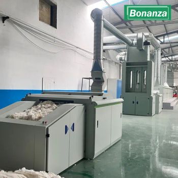 High Capacity Pure Cotton Fabric Waste Recycling Machine for Rotor Spinning - Bonanza Machinery Technology Co., Ltd - China