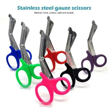 Nursing Stainless Steel Emergency First Aid Medical Medical Trauma Gauze Shear Rescue Ilitary Shears Bandage Scissors for Surgical - Ningbo Multi Channel Co., Ltd. - China