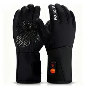 Wasoto Touch Screen Full Finger Waterproof Windproof Thin Battery Rechargeable 7.4V Electric Winter Hand Warm Gloves - Shenzhen Simcos Technology Co., Ltd. - China