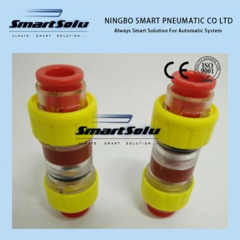 Fiber Optic Cable Couplings Micro Duct Pneumatic Straight Duct Connector - Ningbo Hi-Tech Smart Machinery Co., Ltd. - China