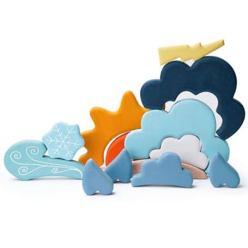 Rainbow Building Block Weather Combination Set Toy Origin China Scale Medium Style Chinese Color as Photo Trademark - Ningbo Shone Med-Tech Co., Ltd. - China