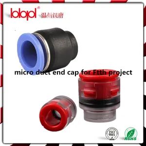 End Cap for HDPE Ducts 12/8mm Material PE Color Clear Origin China IP Rating IP68 Trademark blqd HS Code 391740000 Head Code - Wenzhou Hantang Telecommunication Technology Co., Ltd. - China
