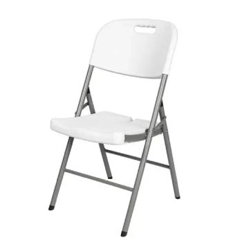 Factory Leisure Portable Camping Multipurpose Lightweight Compact White HDPE Outdoor Garden Portable Space-Saving Foldable Folding Aluminum Metal Plastic Chair - Skylark Network Co., Ltd - China
