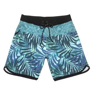 Boardshorts 4 Way Stretch Sublimation Printed Mens Swimwear Beach Shorts Swim Trunks - Shenzhen Elite Clothing Co., Ltd. - China