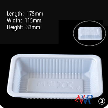 WR Heat-Sealable Plastic Food Containers – Airtight Freshness Protection L200 W122 H36mm - Zhucheng Wanrui Plastic Co.,Ltd - China