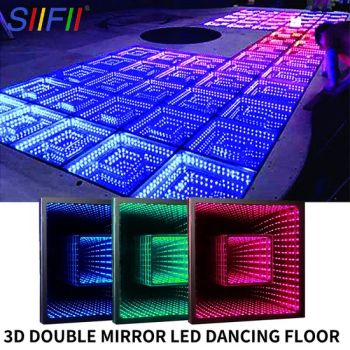 Hotel Wedding Decorations 3D Digital Mirror Night Club Disco LED Dance Floor Lights - Guangzhou Sanfei Stage Lighting Co., Ltd - China