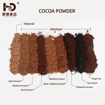 Wholesale Yellow Brown Natural Cocoa Powder 10/12% Fat PH5.2-5.8 - Wuxi Huide Food Co.,Ltd - China
