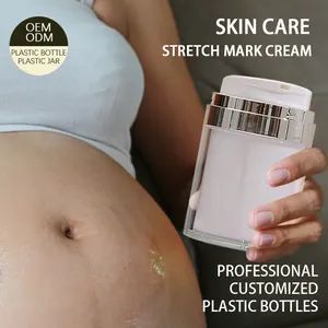 Cosmetic Plastic Face Lotion Cream Body Butter with Lid Travel Container Stretch Mark Cream Body Lotion Plastic Bottle - Shenzhen Zhenghao Plastic & Mold Co., Ltd. - China