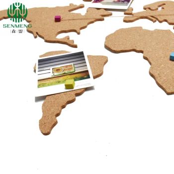 Wholesale Natural Premium Us Map Cork Bulletin Boards for Wall Cork Map - Xi'an Senmeng Cork Co., Ltd - China