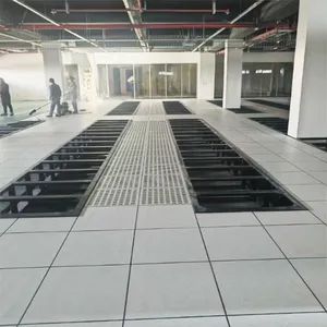 Calcium Sulfate Antistatic Floor 600*600mm Steel Soundproof Custom Color CE ISO 1Y - CHANGZHOU HYL FLOOR CO., LTD. - China