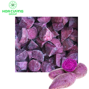 Frozen Purple Sweet Potato Color Purple Flavor Natural Sweetness Place of Origin Viet Nam Texture Freshly Cut And Frozen - HOA CUONG AGRICULTURAL JSC  - Vietnam