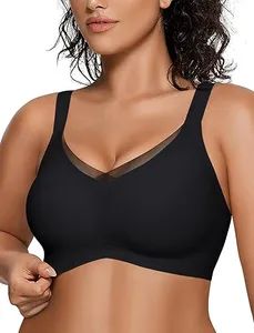 Womens Wireless Bras V Mesh Comfortable Bralette Supportive Tshirt Bra - Jiangmen Neiyishe Garment Co., Ltd - China