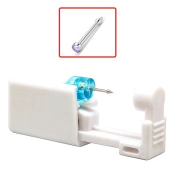 Disposable Safe Sterile Piercing Kit Body Jewelry for Earrings Studs Piercing Self Nose Piercing Gun - Hebei Jinheng New Material Technology Co., Ltd. - China