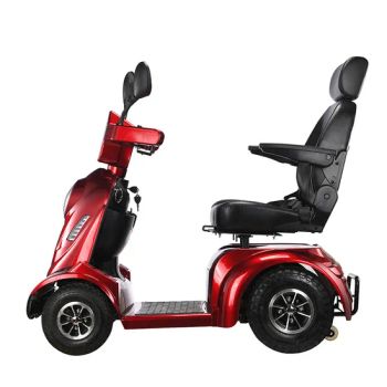 Outdoor 4 Wheel Foldable Carbon Steel Frame Electric Mobility Scooter for Elderly - Ningbo Youhuan Automation Technology Co., Ltd. - China