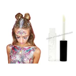 Cosmetic Liquid Primer Fix Gel Glue Transparent Makeup Face Body Glitter Gel - Ningbo Shinein Import & Export Co., Ltd - China