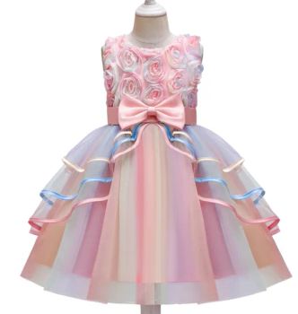 Children's Girl Princess Dress Performance Tulle Birthday Wedding Flower Girls Dresses - Shanghai Hexuan Baby Products Co., Ltd. - China