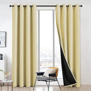 100% Blackout Velvet Curtains, Curtains Drapes Bedroom Living Room Darkening Window Treatment Curtains - Shaoxing City Xinlan Textile CO., LTD. - China