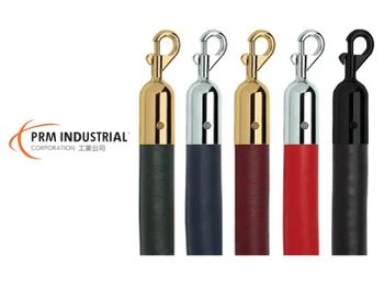 1.5" Diameter Naugahyde Stanchion Rope Cover Naugahyde Production Capacity 50, 000 PCS/Month Color Red, Black, Blue, Maroon, Gold, Dark Green, Brown - PRM Industrial Global Co., Limited - China