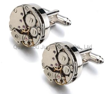 OEM Delicate Watch Movement Men′ S Shirts Business Cufflinks Custom Yes Origin China Color Custom HS Code 7567657657 Trademark - Jupin Group Co., Ltd. - China