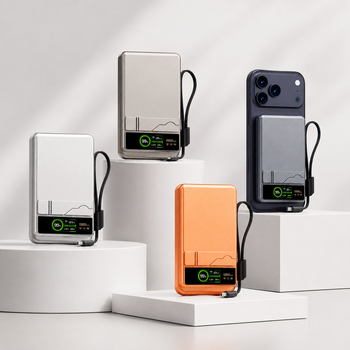 5000mAh 10000mAh Magnetic Wireless Power Bank Portable Charger 22.5W Fast Charging Power Bank with Type-C Cable and Stan from EcoRoma GmbH 5000mAh 10000mAh Magnetic Wireless Power Bank Portable Charger 22.5W Fast Charging Power Bank with Type-C Cable and Stan - EcoRoma GmbH - Germany
