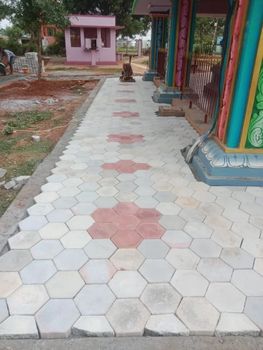 Interlocking Paver Blocks Location chennai Material Concrete Thickness 40mm, 60mm Application Pathways Color Grey, Red, - Sun Paver And Hollow Blocks - India