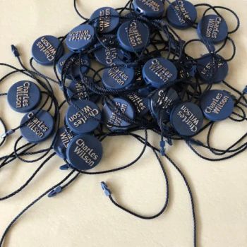 Hot Sale Fashion Style Garment Plastic Round String Seal Tags - Wenzhou Quanfeng Garment Accessories Co., Ltd. - China