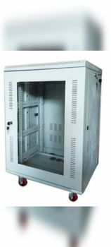 Cold rolled steel 18u network racks Size 4 FEET Network Speed 10 Finishing Type BOX Rack Standard STEEL Voltage 240 - Sun Shine Enterprises - India