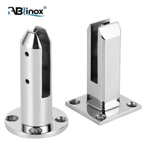 Canton Fair China Manufacturer Stainless Steel Handrail Frameless Balustrade Fixing Fittings Glass Railing Spigot for Stair Parts - Ablinox (Guangdong) Precision Metal Technology Co., Ltd. - China