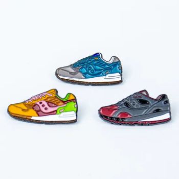 Top Selling Personalized Creative Soft Enamel Metal Sneaker Shoes Shape Enamel Pin for Hats Baseball - Golden One (Jiangmen) Gifts Co., Limited - China