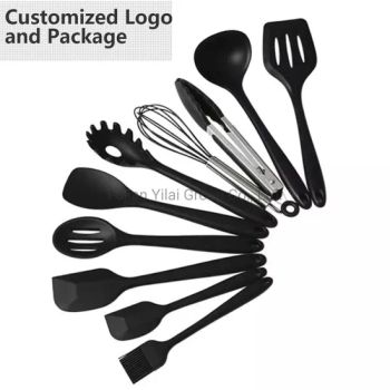 Wholesale 10 Piece Kitchenware Baking Cooking Tools Silicone Cookware Utensils Set - Jinjiang Chendai Yilai Craft Company - China