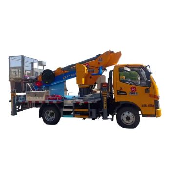 Trailer-Mounted Articulating Boom Lift Aerial Lift Work Platform Diesel Electric Boom Lift Man Lift Elevator Hydraulic Pressure High-Altitude Operation Truck - Hubei Longshangxing Environmental Technology Co., Ltd - China