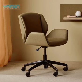 Swivel Lounge Hotel Lobby Lounge Chairs Relaxing Chair with Wheels - Guangzhou yafon furniture manufacturing co.LTD - China