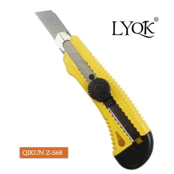 Z-S68 Utility Knife with Double Color ABS PS Grip - Linyi Qikun Imp. & Exp. Co., Ltd. - China